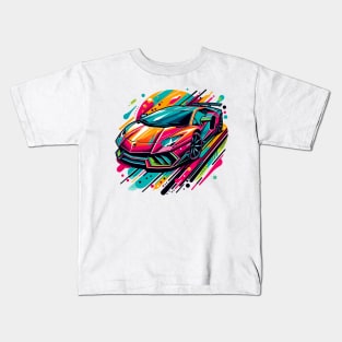 Lamborghini aventador Kids T-Shirt